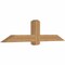 Ekena Millwork Eugene Smooth Timber Gable Bracket, Western Red Cedar, 72"W x 18"H x 5 1/2"D x 5 1/2"F, 6/12 Pitch GBW072X18X0606EUG00SWR - alternate 2